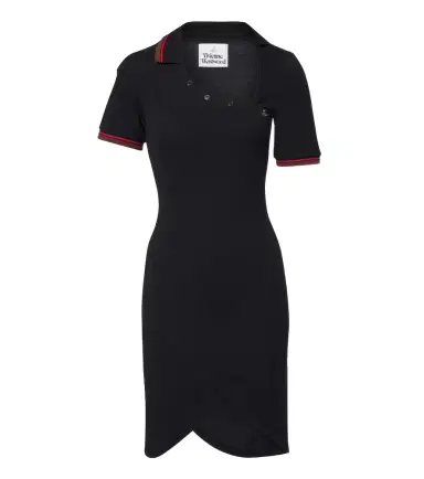 Vivienne Westwood Glory asymmetric cotton piqué polo dress | Thumbnail 1