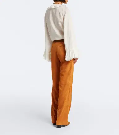 Ulla Johnson Freja suede flared pants | Thumbnail 3