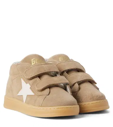 Golden Goose Kids Baby June suede sneakers | Thumbnail 1