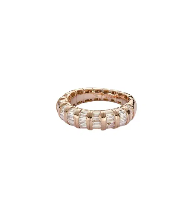 Shay Jewelry 18kt rose gold ring with diamonds