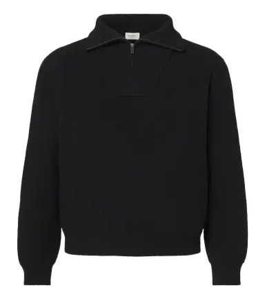 Saint Laurent Wool half-zip sweater | Thumbnail 1