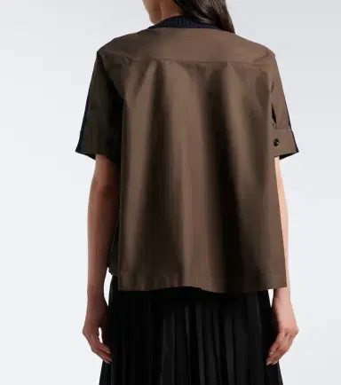 Sacai Knitted cotton and cashmere-blend top | Thumbnail 6 Sacai Knitted cotton and cashmere-blend top | Thumbnail 6