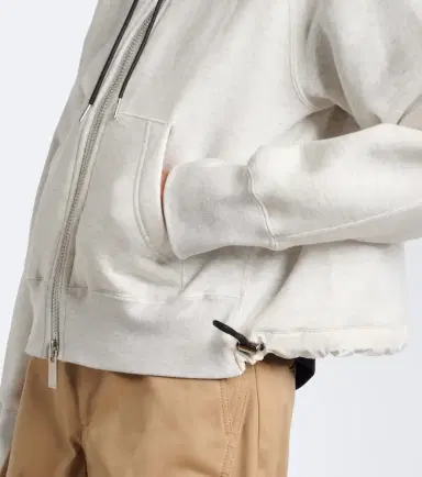 Sacai Cotton jersey hoodie | Thumbnail 6 Sacai Cotton jersey hoodie | Thumbnail 6