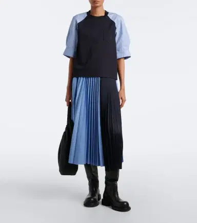 Sacai Striped cotton T-shirt | Thumbnail 3 Sacai Striped cotton T-shirt | Thumbnail 3