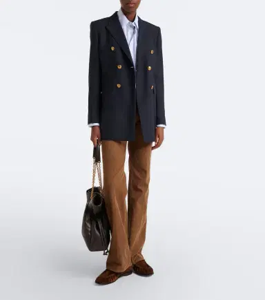 Saint Laurent '70s cotton corduroy flared pants | Thumbnail 3