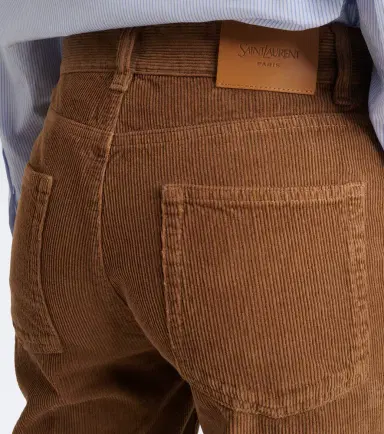 Saint Laurent '70s cotton corduroy flared pants | Thumbnail 4