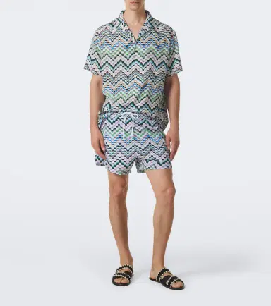 Missoni Greek Key bowling shirt | Thumbnail 4