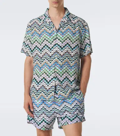 Missoni Greek Key bowling shirt | Thumbnail 5