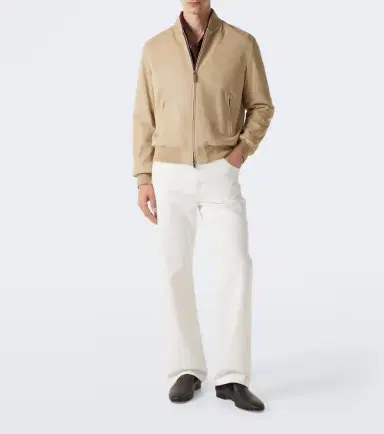 Tod's Brera suede bomber jacket | Thumbnail 3 Tod's Brera suede bomber jacket | Thumbnail 3