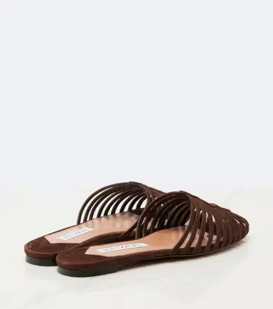 Aquazzura Sweet Surrender suede mules | Thumbnail 4 Aquazzura Sweet Surrender suede mules | Thumbnail 4