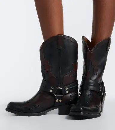 Versace Sylvester leather cowboy boots | Thumbnail 6 Versace Sylvester leather cowboy boots | Thumbnail 6
