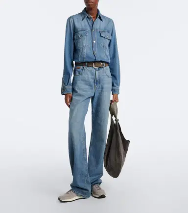 Tod's Runner suede-trimmed sneakers | Thumbnail 6 Tod's Runner suede-trimmed sneakers | Thumbnail 6