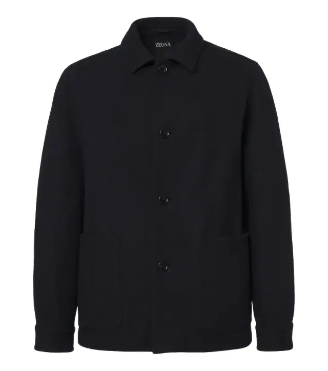 Zegna Cashmere and wool blouson jacket