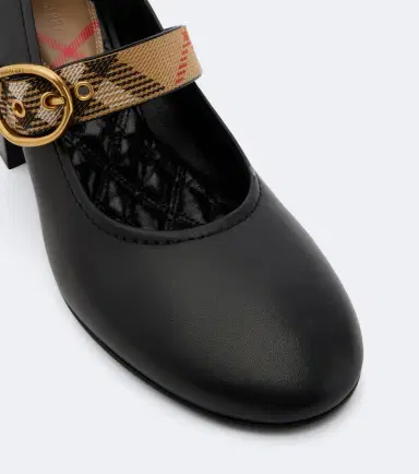 Burberry Robin Check leather pumps | Thumbnail 3 Burberry Robin Check leather pumps | Thumbnail 3