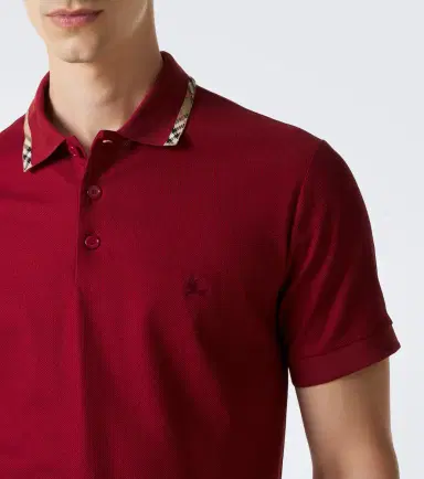Burberry Check cotton piqué polo shirt | Thumbnail 5