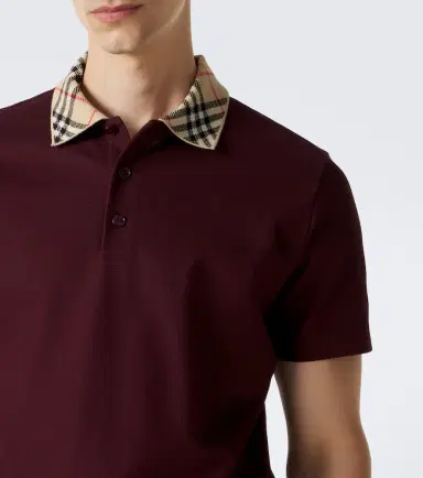 Burberry Check cotton piqué polo shirt | Thumbnail 2