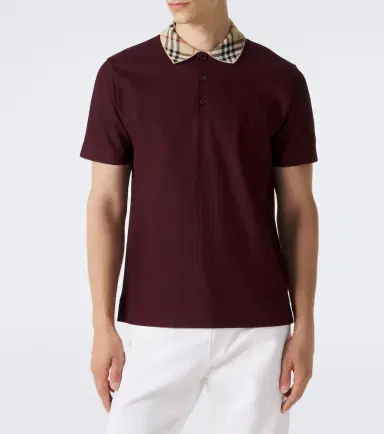 Burberry Check cotton piqué polo shirt | Thumbnail 5