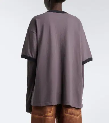 Acne Studios Layered printed cotton jersey T-shirt | Thumbnail 2 Acne Studios Layered printed cotton jersey T-shirt | Thumbnail 2
