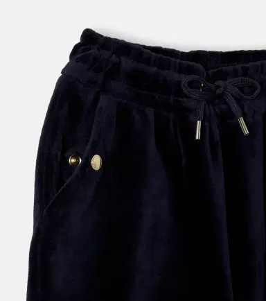CHLOÉ KIDS Chloé Kids Cotton velvet sweatpants | Thumbnail 2 CHLOÉ KIDS Chloé Kids Cotton velvet sweatpants | Thumbnail 2