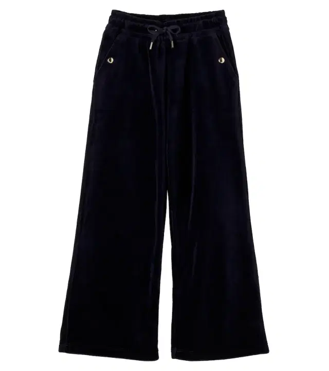 CHLOÉ KIDS Chloé Kids Cotton velvet sweatpants