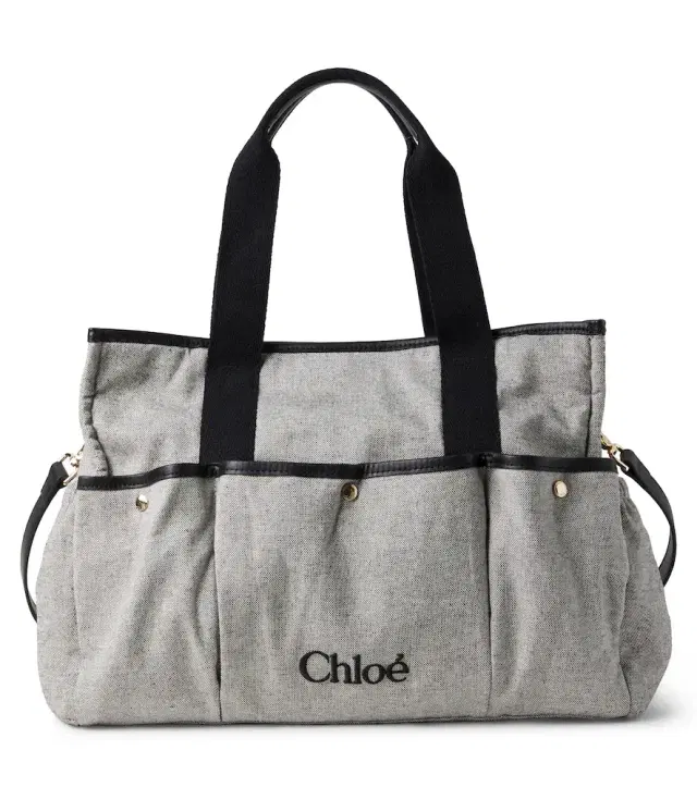 CHLOÉ KIDS Chloé Kids Logo cotton diaper bag