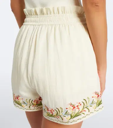 Xu Zhi Embroidered shorts | Thumbnail 3 Xu Zhi Embroidered shorts | Thumbnail 3