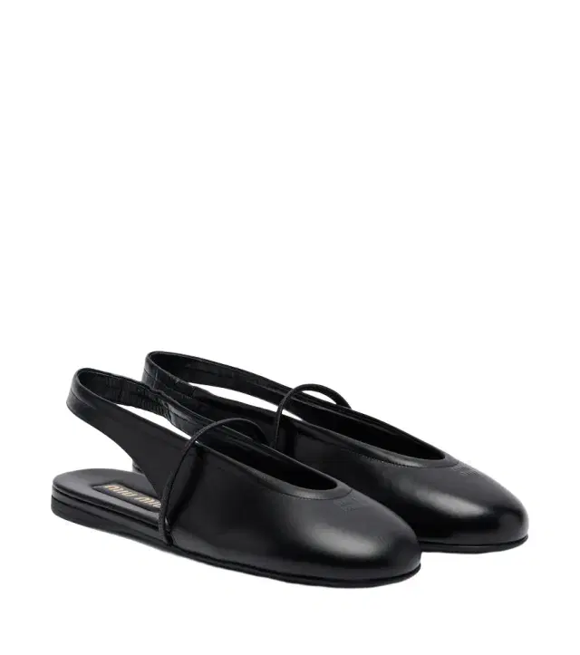 Miu Miu Leather slingback flats