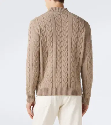 Incotex Cable-knit virgin wool sweater | Thumbnail 4