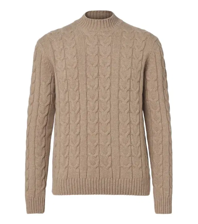 Slowear Cable-knit virgin wool sweater