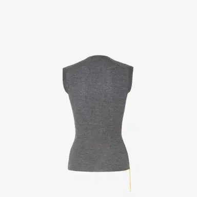 Fendi V-neck, fitted sleeveless top | Thumbnail 2 Fendi V-neck, fitted sleeveless top | Thumbnail 2
