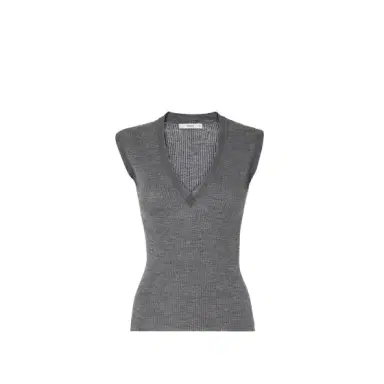 Fendi V-neck, fitted sleeveless top | Thumbnail 1 Fendi V-neck, fitted sleeveless top | Thumbnail 1