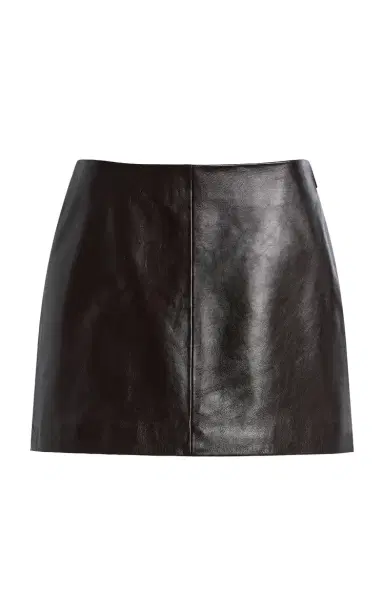 ARMA Melody Palermo Leather Mini Skirt | Thumbnail 3