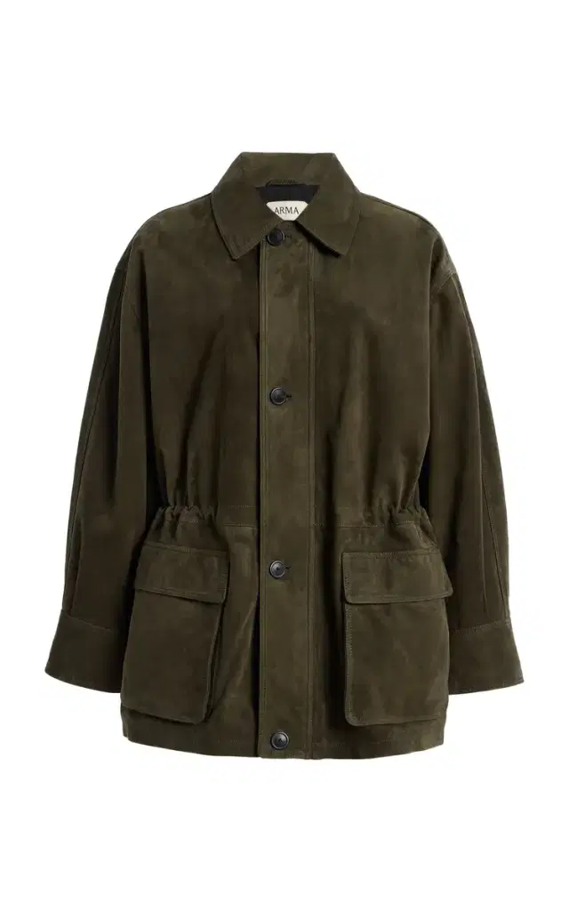 ARMA Maeve Relaxed Suede Jacket