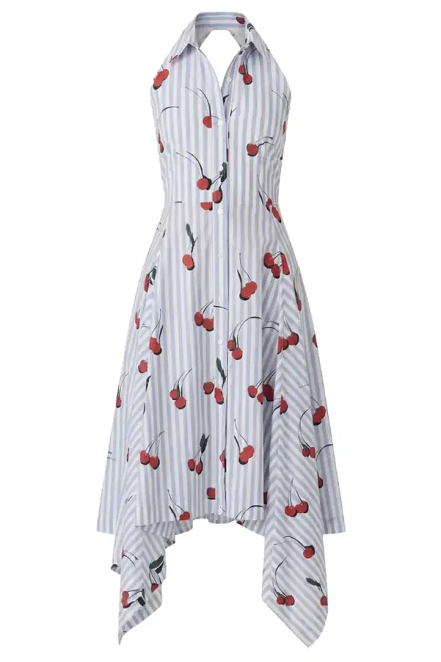 Monse Cherry Shirt Dress