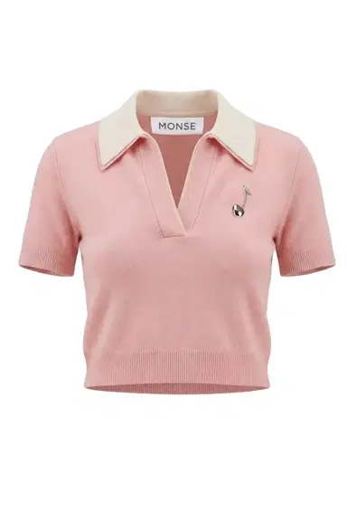 Monse Doubled Placket Tee | Thumbnail 1