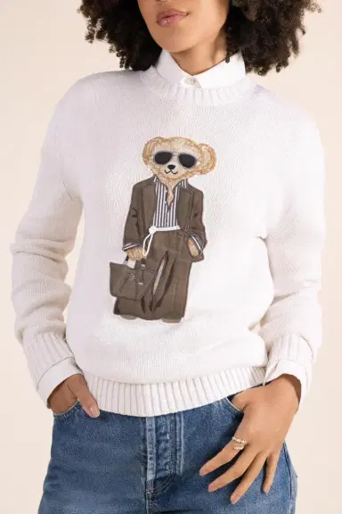 Ralph Lauren Summer Polo Bear Crewneck Sweater | Thumbnail 2