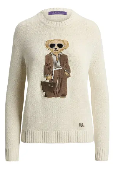 Ralph Lauren Summer Polo Bear Crewneck Sweater | Thumbnail 1