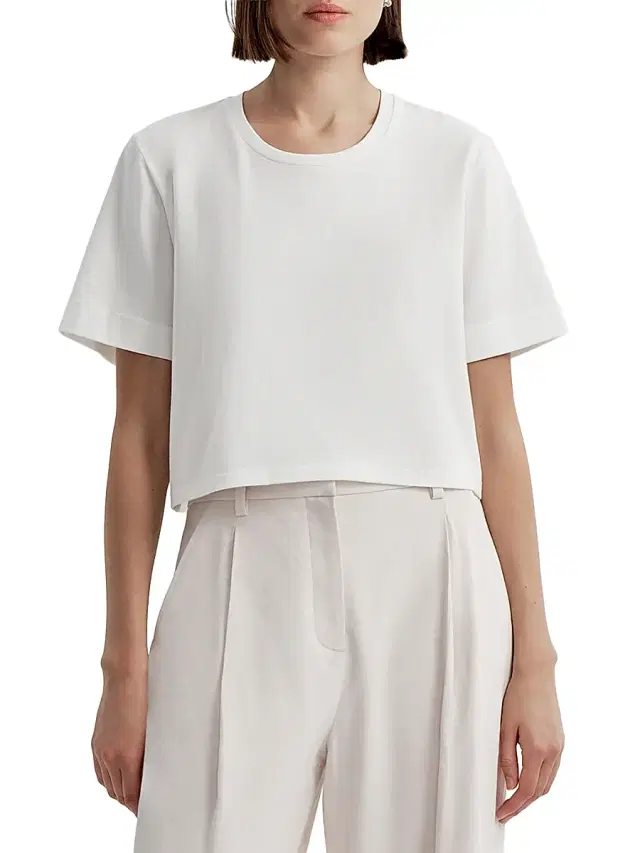 A.L.C. Women's Kali Cotton Boxy T-Shirt - White