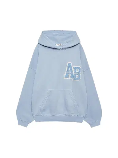 Anine Bing Women's Harvey Letterman Cotton Fleece Hoodie | Thumbnail 1 Anine Bing Women's Harvey Letterman Cotton Fleece Hoodie | Thumbnail 1