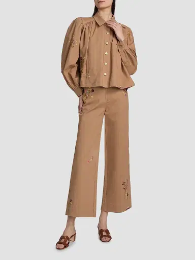 Cinq à Sept Women's Lyla Wildflower Embroidered Jacket | Thumbnail 2 Cinq à Sept Women's Lyla Wildflower Embroidered Jacket | Thumbnail 2