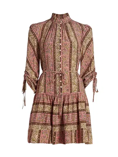 Cinq à Sept Women's Junie Pepper Paisley Minidress | Thumbnail 1