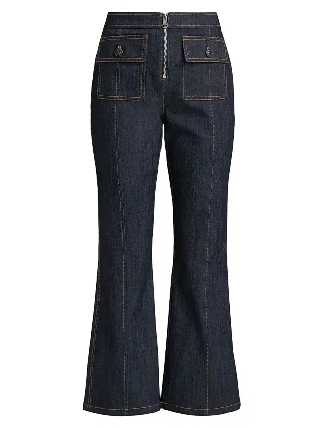 Cinq à Sept Women's Azure Crop Jeans - Indigo