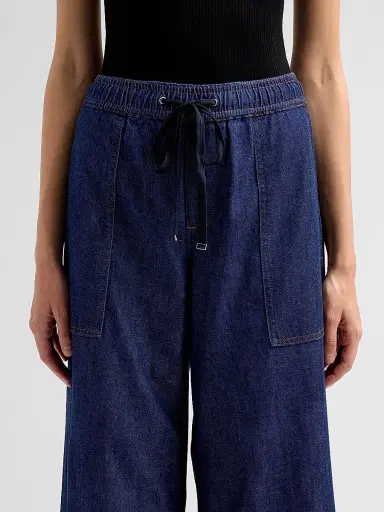 7 For All Mankind Women's Utility Wide-Leg Drawstring Pants | Thumbnail 5