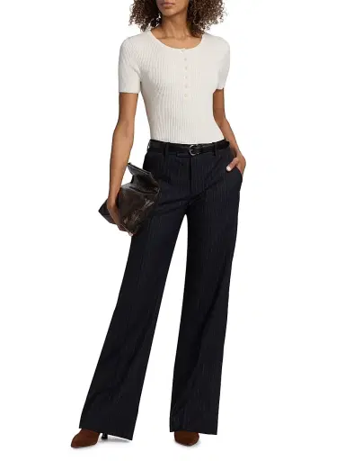 Nili Lotan Women's Francene Cotton-Silk Sweater | Thumbnail 2 Nili Lotan Women's Francene Cotton-Silk Sweater | Thumbnail 2