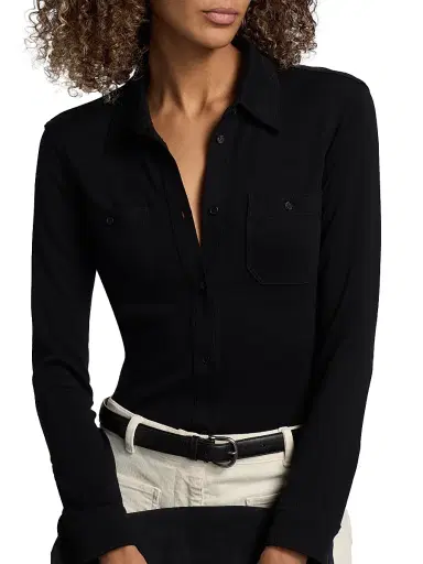Nili Lotan Women's Ibra Wool Shirt | Thumbnail 6 Nili Lotan Women's Ibra Wool Shirt | Thumbnail 6