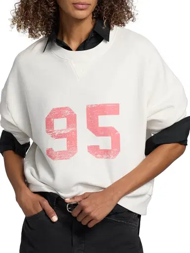 Nili Lotan Women's 95 Gladys Cotton Sweatshirt | Thumbnail 6 Nili Lotan Women's 95 Gladys Cotton Sweatshirt | Thumbnail 6