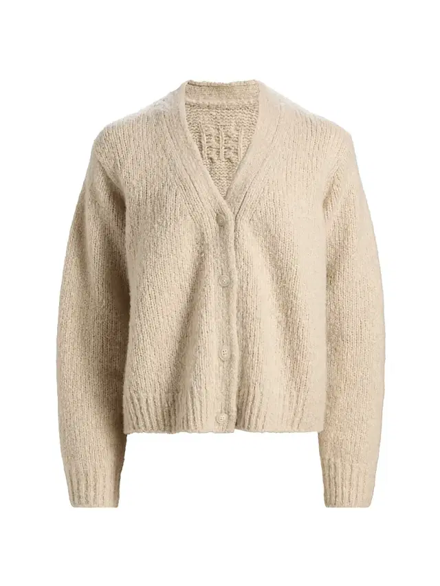 Nili Lotan Women's Lorana Wool-Cashmere Cardigan - Beige Melange