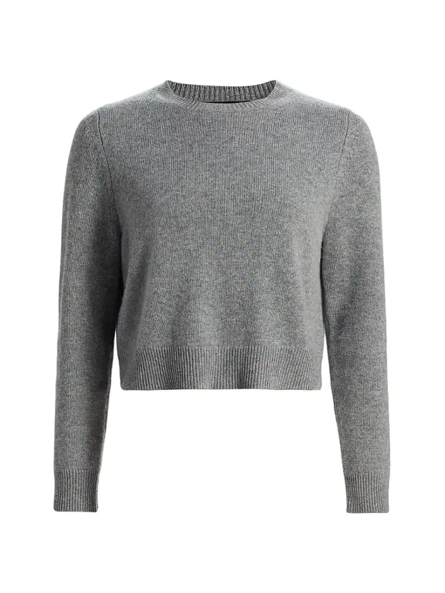 Nili Lotan Women's Venus Cashmere Sweater - Pebble Grey Heather