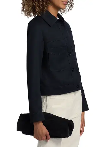 Nili Lotan Women's Susannah Wool Jacket - Midnight - Size XL | Thumbnail 4