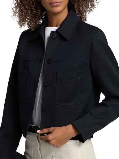 Nili Lotan Women's Susannah Wool Jacket - Midnight - Size XL | Thumbnail 6